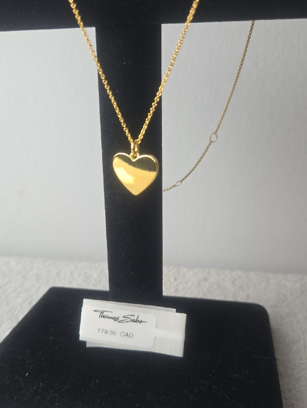 Thomas Sabo 18k Yellow Gold Plated Heart Necklace